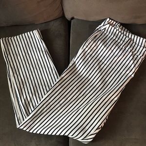 Striped H&M work pants
